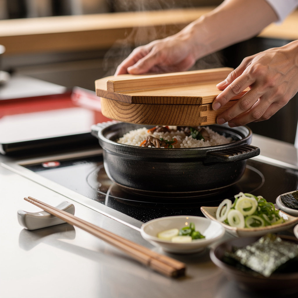 OKAN DINER team preparing authentic Japanese cuisine with care and attention to detail in San Diego